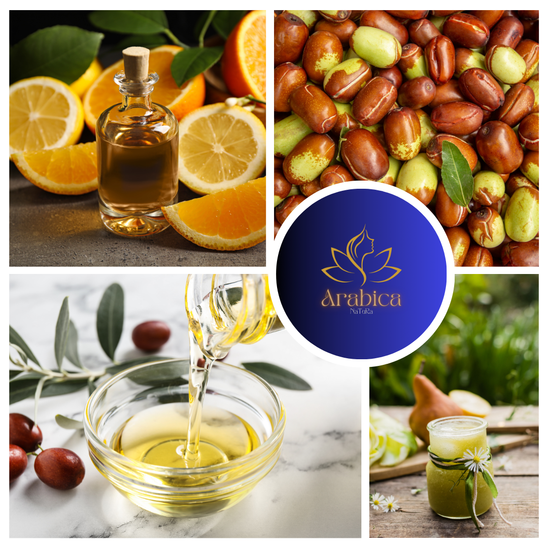 Ingredientes Naturales en Arabica Natura, Jojoba y frutas