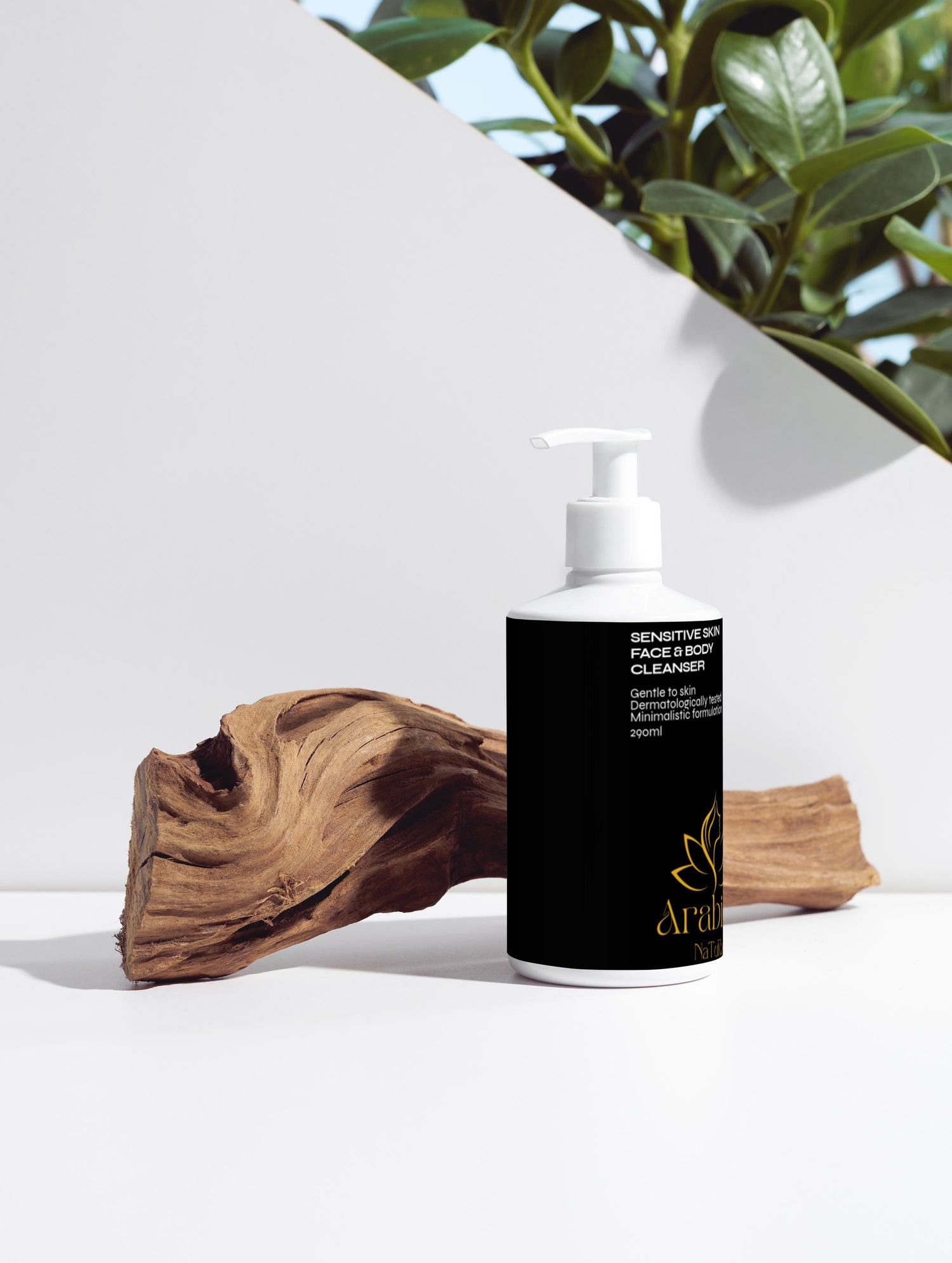 Limpiador Facial y Corporal para Pieles Sensibles de Arabica Natura