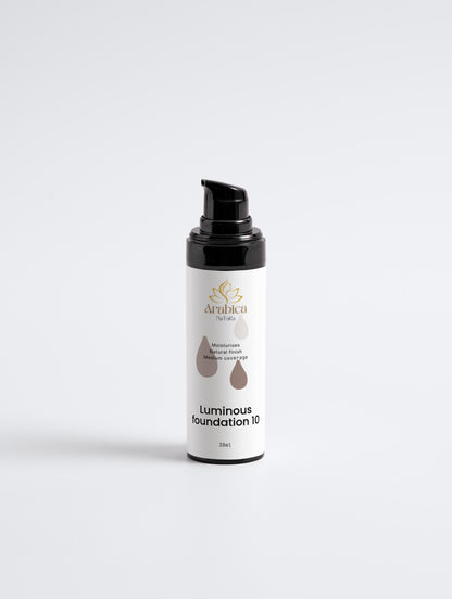 Base de Maquillaje Luminosa 10 de Arabica Natura