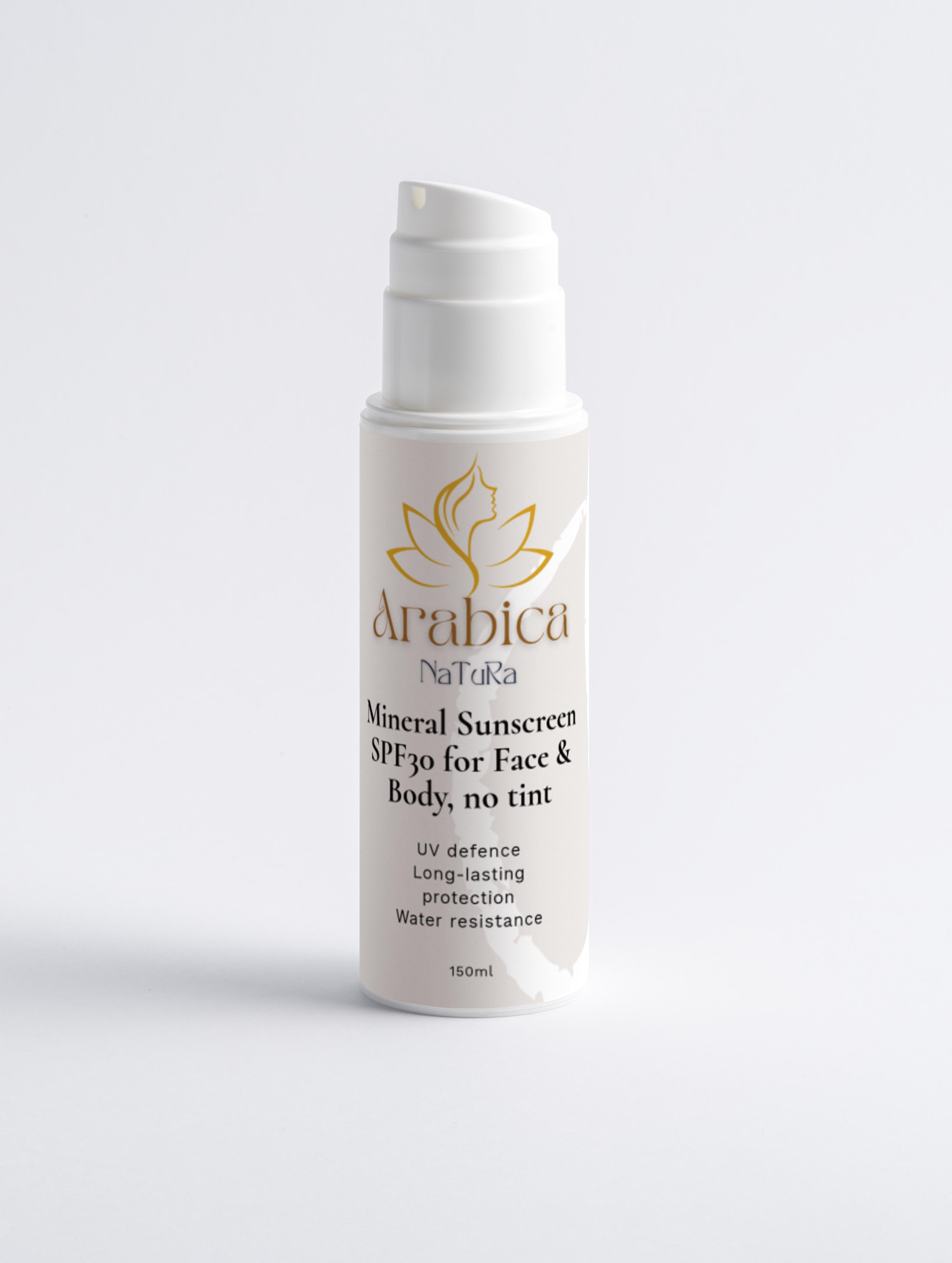 Protector Solar Mineral SPF30 Sin Tinte de Arabica Natura